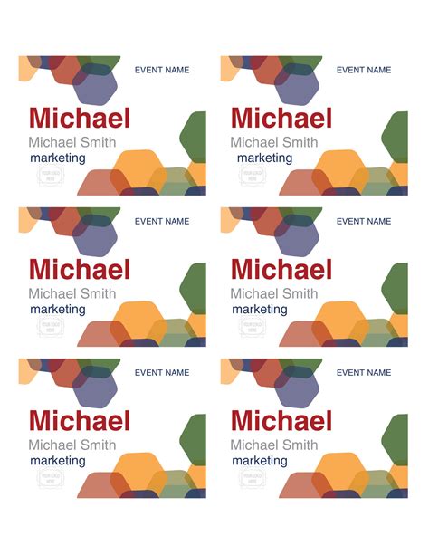 Name Badge Templates