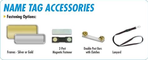 Name Tag Accessories