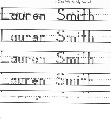 Name Trace Printable Template Benefits