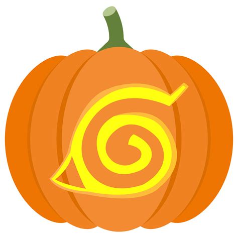 Naruto symbol pumpkin stencil