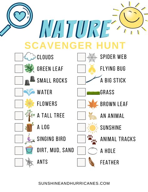 Nature Scavenger Hunt