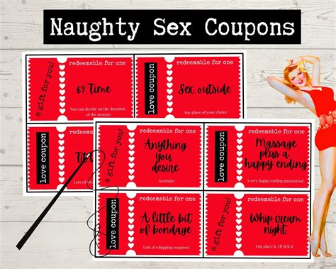 Naughty Coupons Examples Image