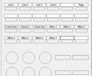 NEC Phone Label Template Example