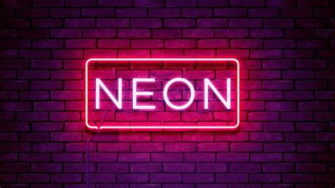 Description of Neon Text Effect 3