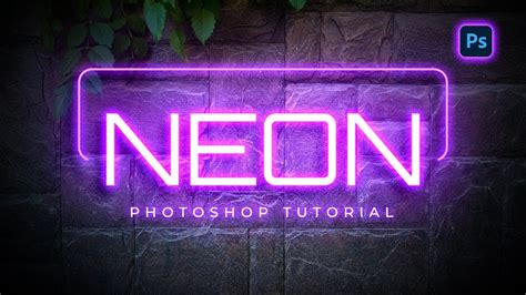 Neon Text Effect Example