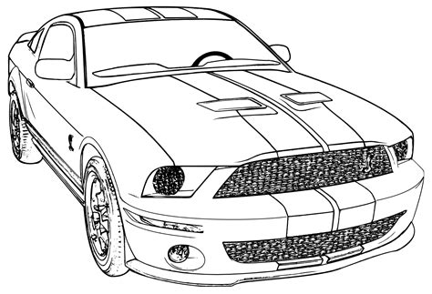 New Car Coloring Page