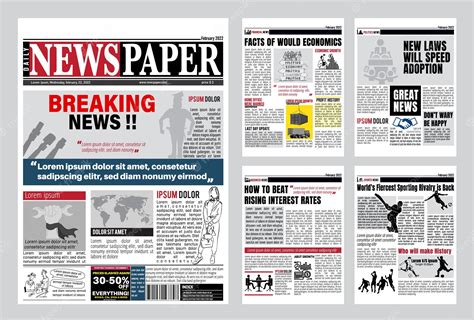 Newspaper Template Ideas