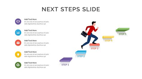 Free Next Steps Slide Template