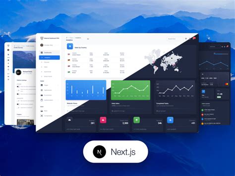 Description of Next.js Dashboard Design