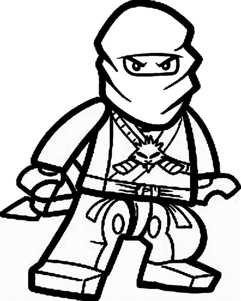 Ninja Coloring Pages 10