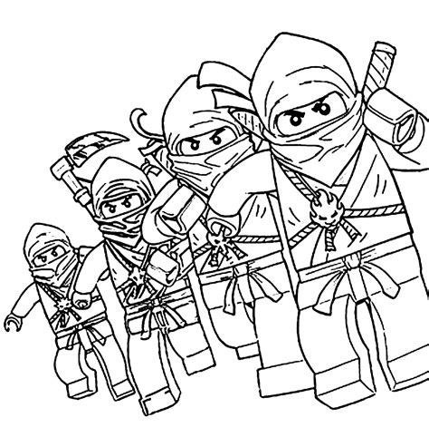 Ninja Coloring Pages 8