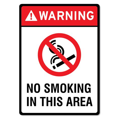 No Smoking Signs in Public Transportation