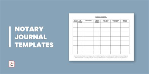 Notary Journal Template 2