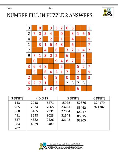 Numerical Puzzles