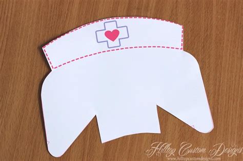 How to Make a Nurse Hat Template Cut Out