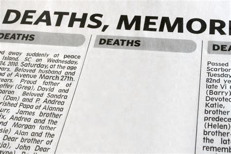 Obituary Basics