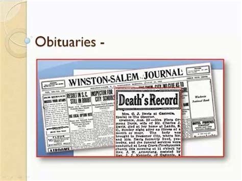 Benefits of reading obituaries