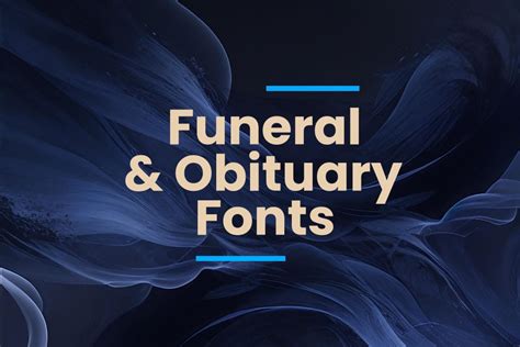 Obituary Font