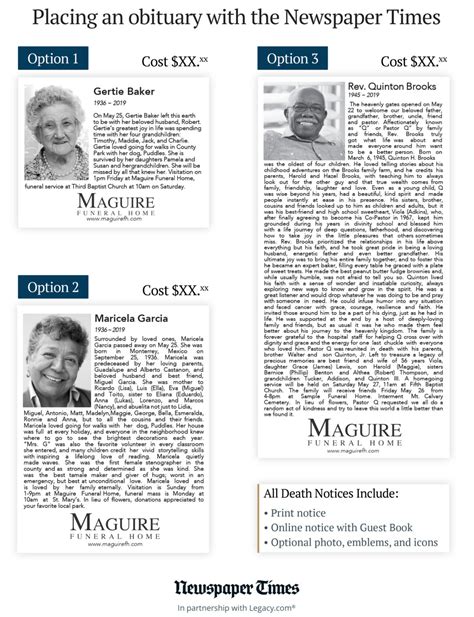 Obituary Notices Legacy