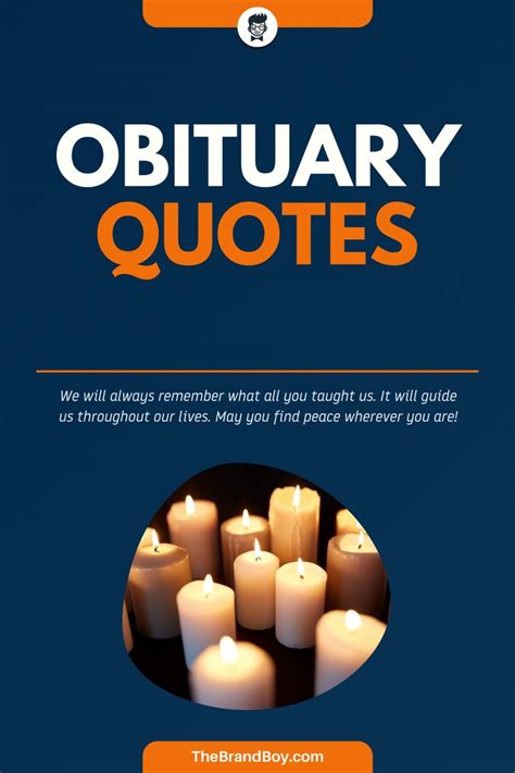 Quotes for Obituary