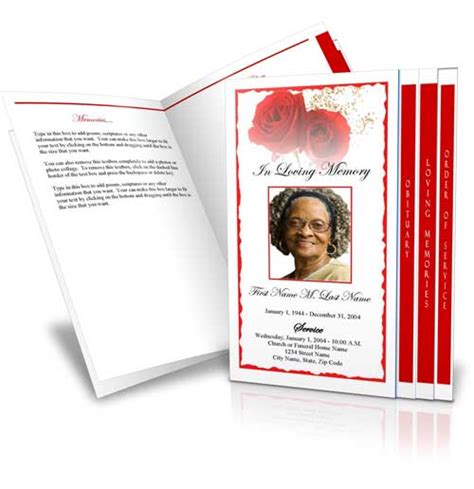 Styles for an obituary