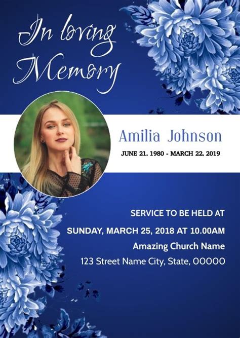 Obituary Templates for Social Media