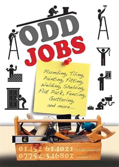 Odd Jobs Flyer Design