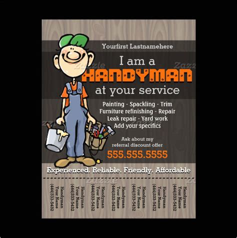 Odd Jobs Flyer Templates Free