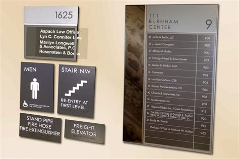 Office Informational Signs