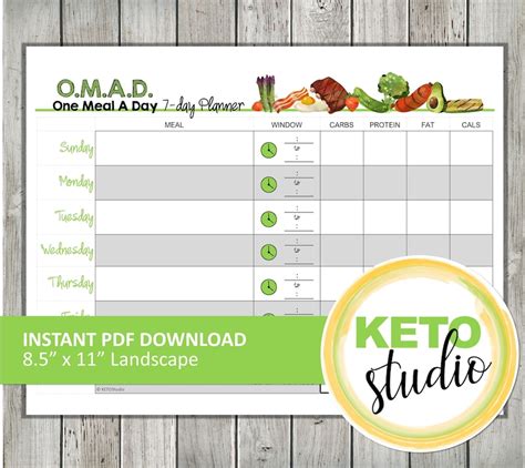 OMAD Planner Print 10