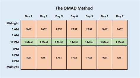 OMAD Schedule