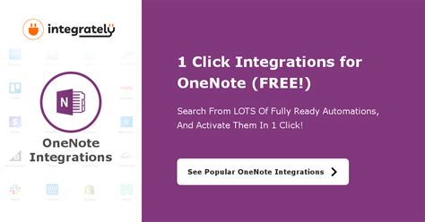 OneNote Integrations