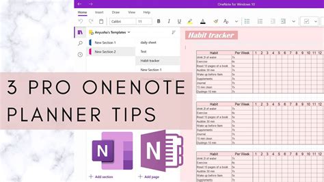 OneNote Journaling Tips