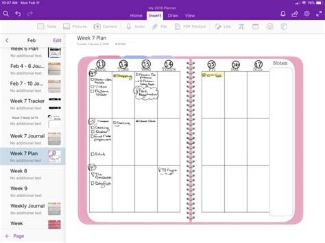 OneNote Planner Templates