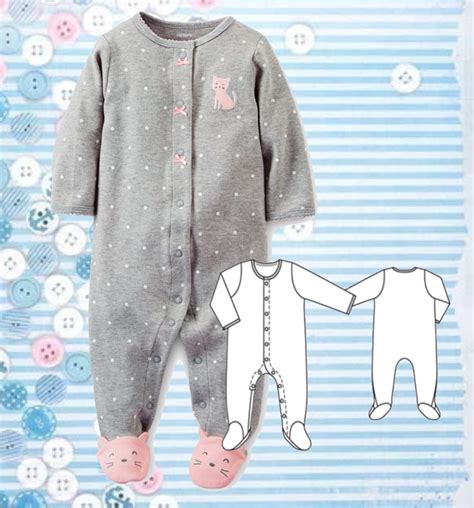 Onesie Pajama Pattern for Children