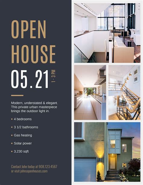 Open House Flyer Designs