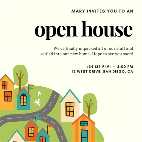 Open House Templates