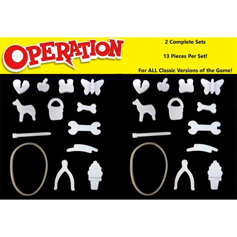 Collectible Find Operation Game Pieces