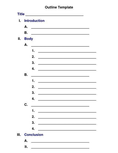 Outline Structure