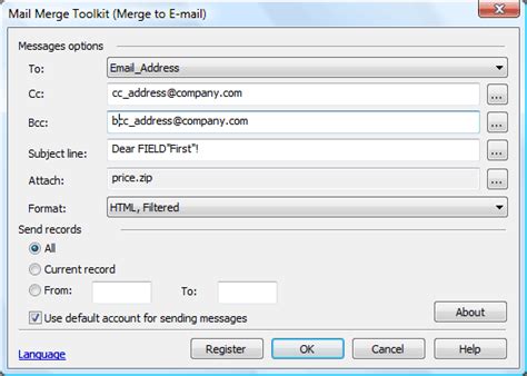 Outlook Add-ins for Mail Merge