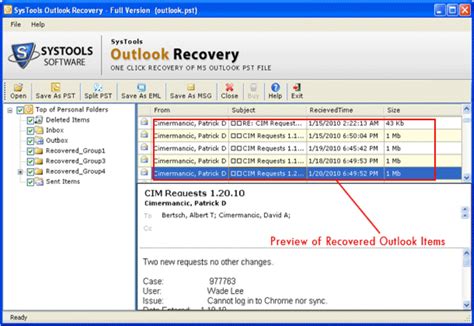 Outlook Repair Tool