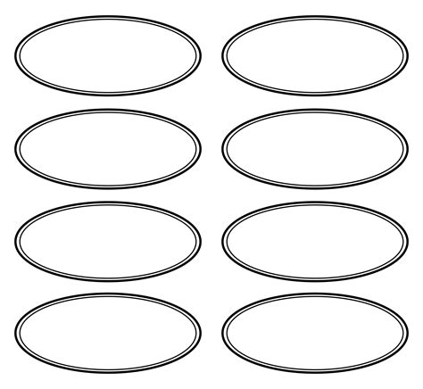 Oval template 1