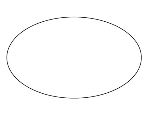 Oval template 7