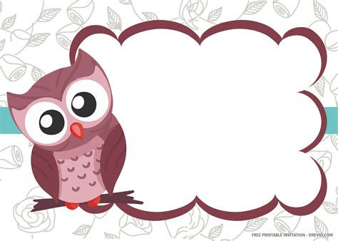 Owl Outline Template for Design