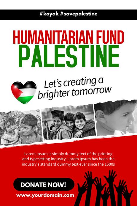 Palestine Fundraiser Event Flyer