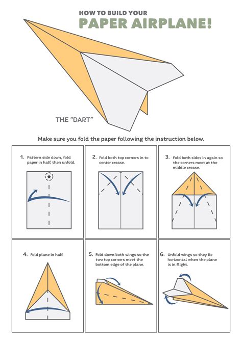 Paper Airplane Instructions Printable