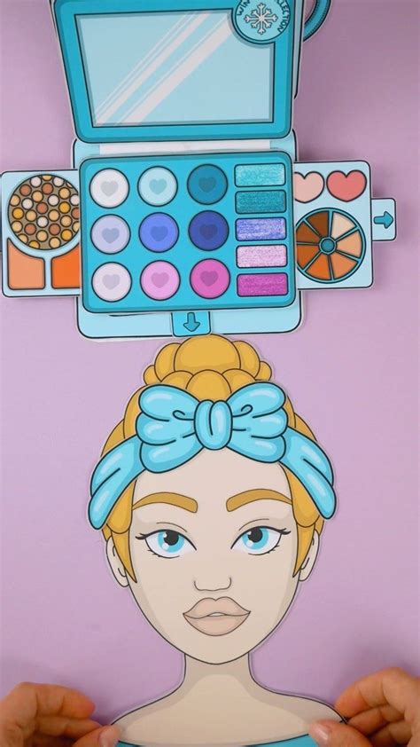 Paper Doll Makeup Printable 4