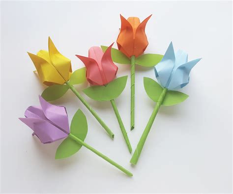 Description of Paper Flower Stems