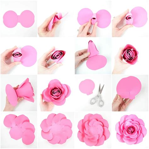 Paper Flower Templates Printable Tutorials