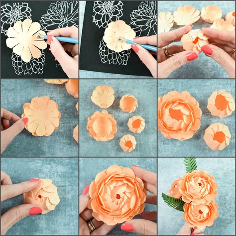 Paper flower tutorial